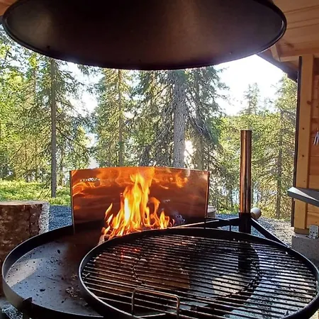 Halla Chalet, Northern Lights, & Lake, Free Wifi, Vuosseli Ruka Alpehytte Kuusamo