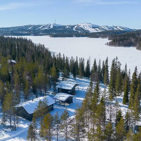Alpehytte Halla Chalet, Northern Lights, & Lake, Free Wifi, Vuosseli Ruka