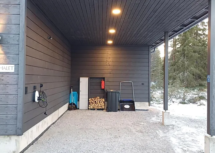 Halla Chalet, Northern Lights, & Lake, Free Wifi, Vuosseli Ruka Horská chata