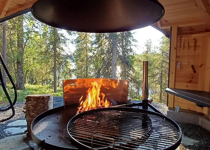 Halla Chalet, Northern Lights, & Lake, Free Wifi, Vuosseli Ruka Alpstuga Kuusamo