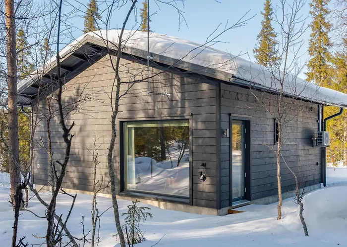 Alpstuga Halla Chalet, Northern Lights, & Lake, Free Wifi, Vuosseli Ruka