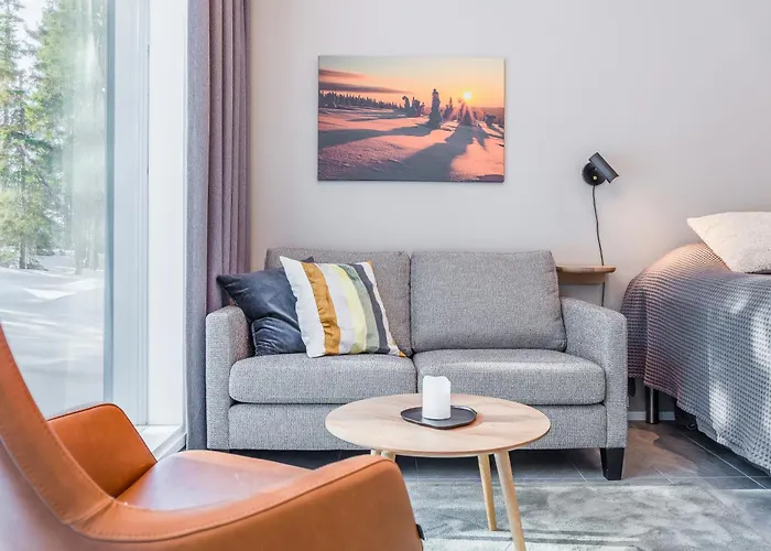 Halla Chalet, Northern Lights, & Lake, Free Wifi, Vuosseli Ruka Alpstuga *