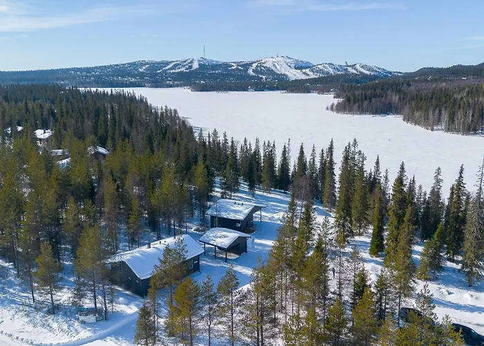 Alpstuga Halla Chalet, Northern Lights, & Lake, Free Wifi, Vuosseli Ruka